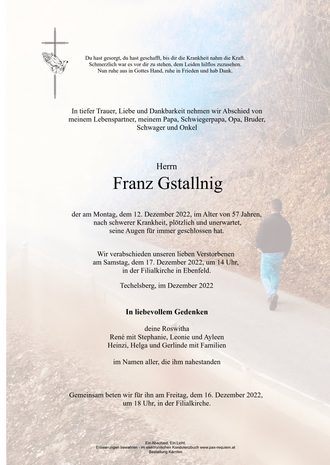 Parte Franz Gstallnig