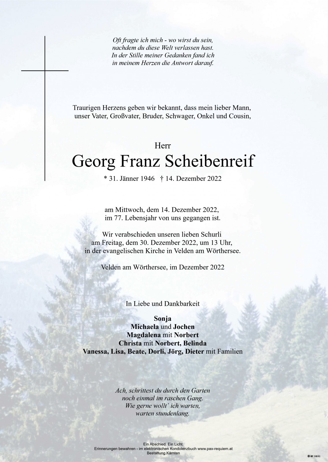 Parte Georg Franz Scheibenreif