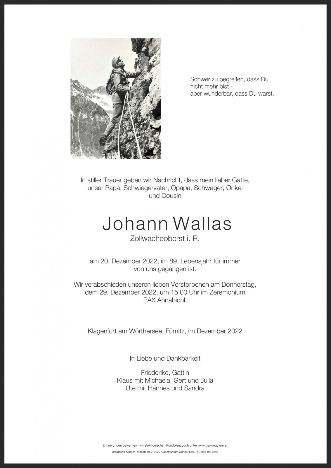 Parte Johann Wallas