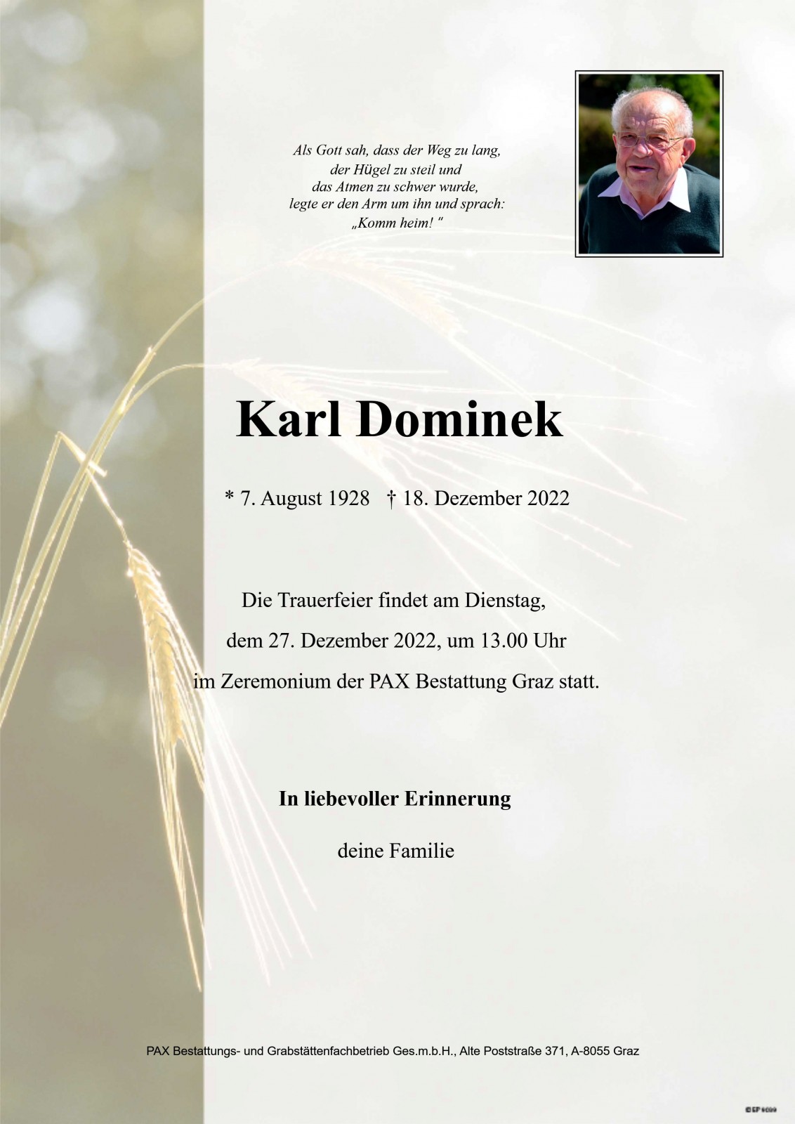 Parte Karl Dominek