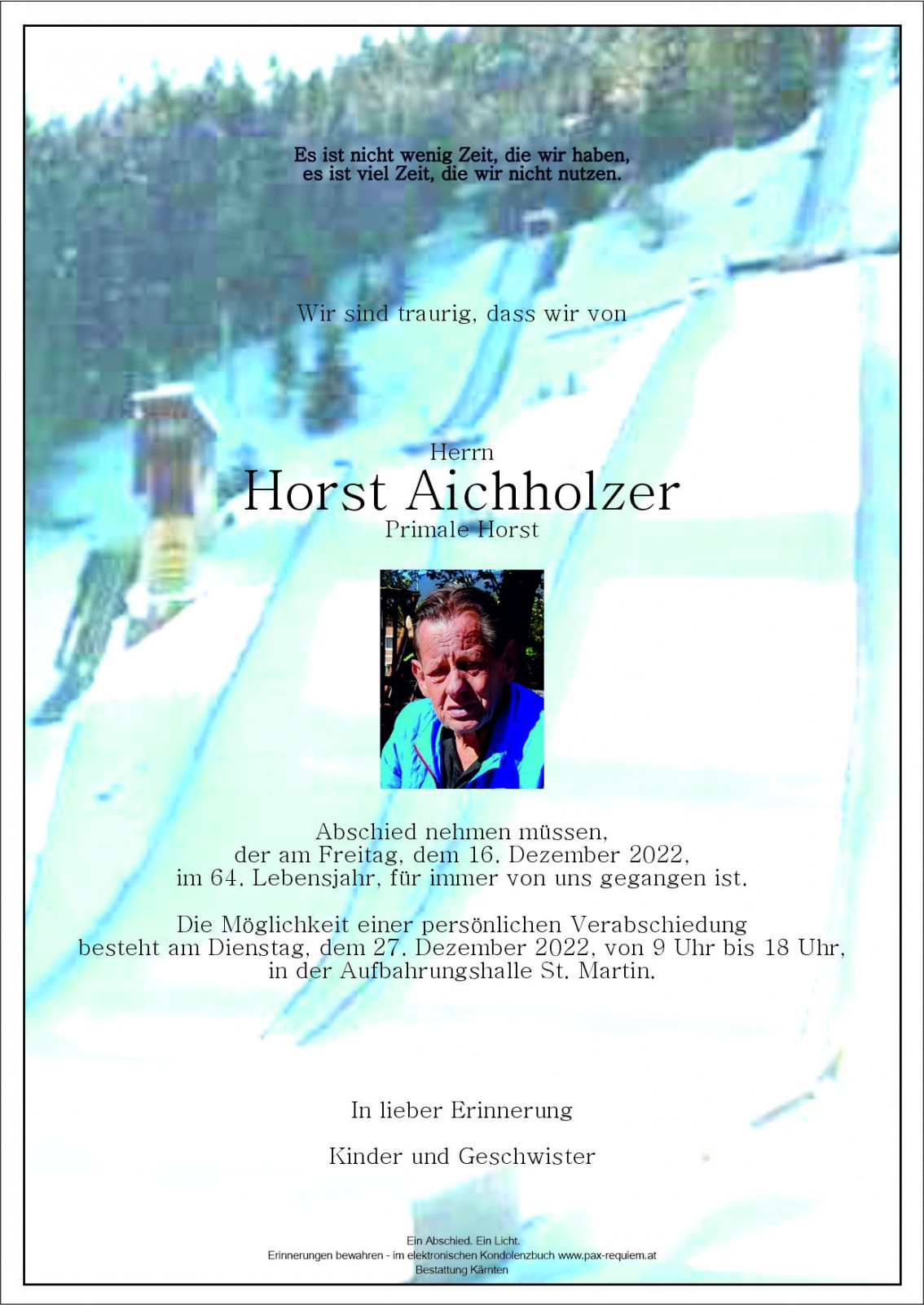 Parte Horst Aichholzer "Primale Horst"