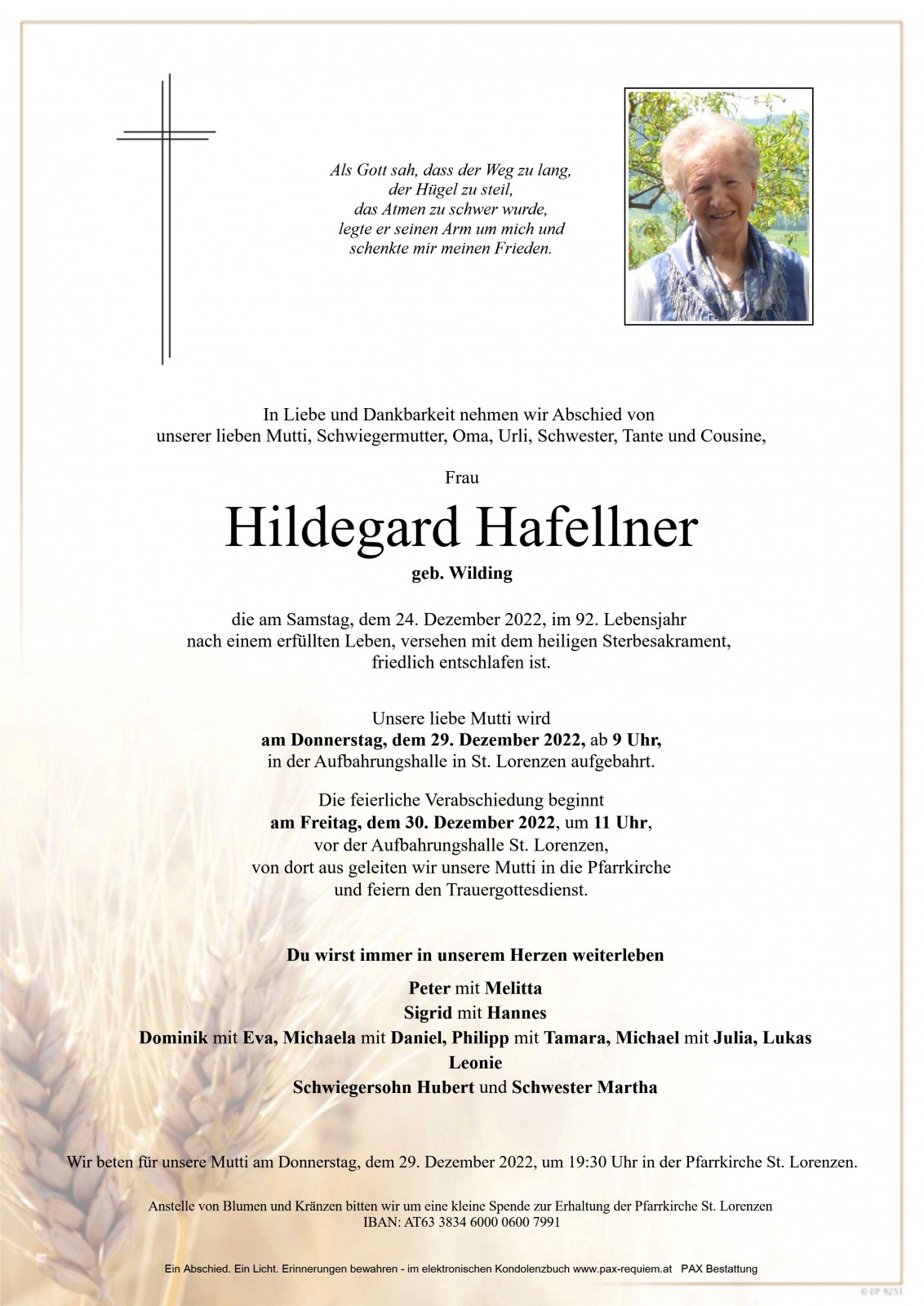 Parte Hildegard Hafellner