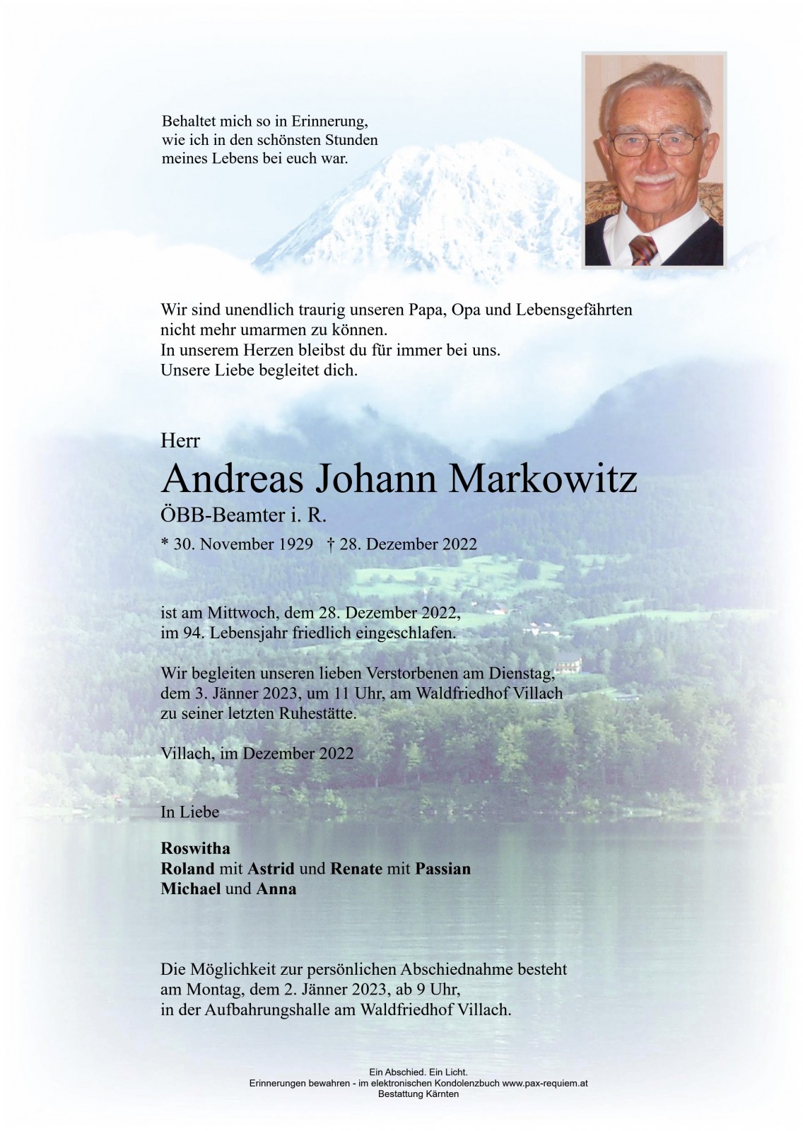 Parte Andreas Johann Markowitz