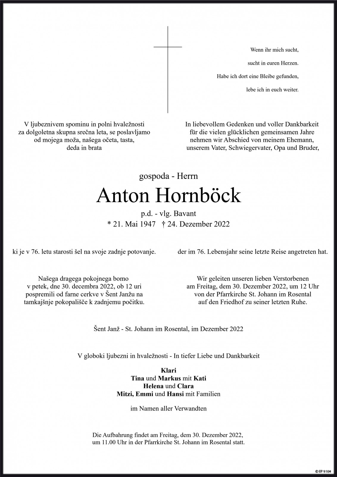 Parte Anton Hornböck