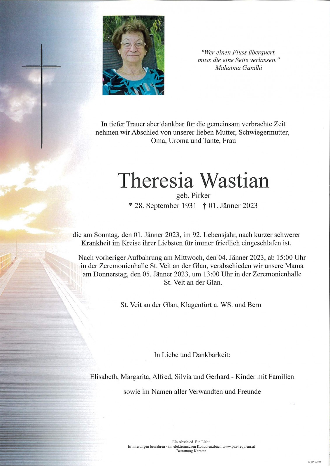 Parte Theresia Wastian