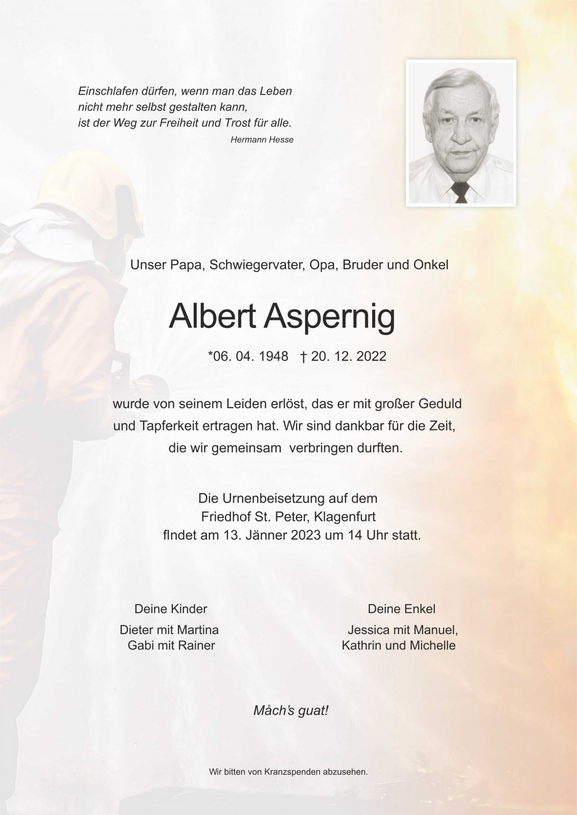 Parte Albert Aspernig