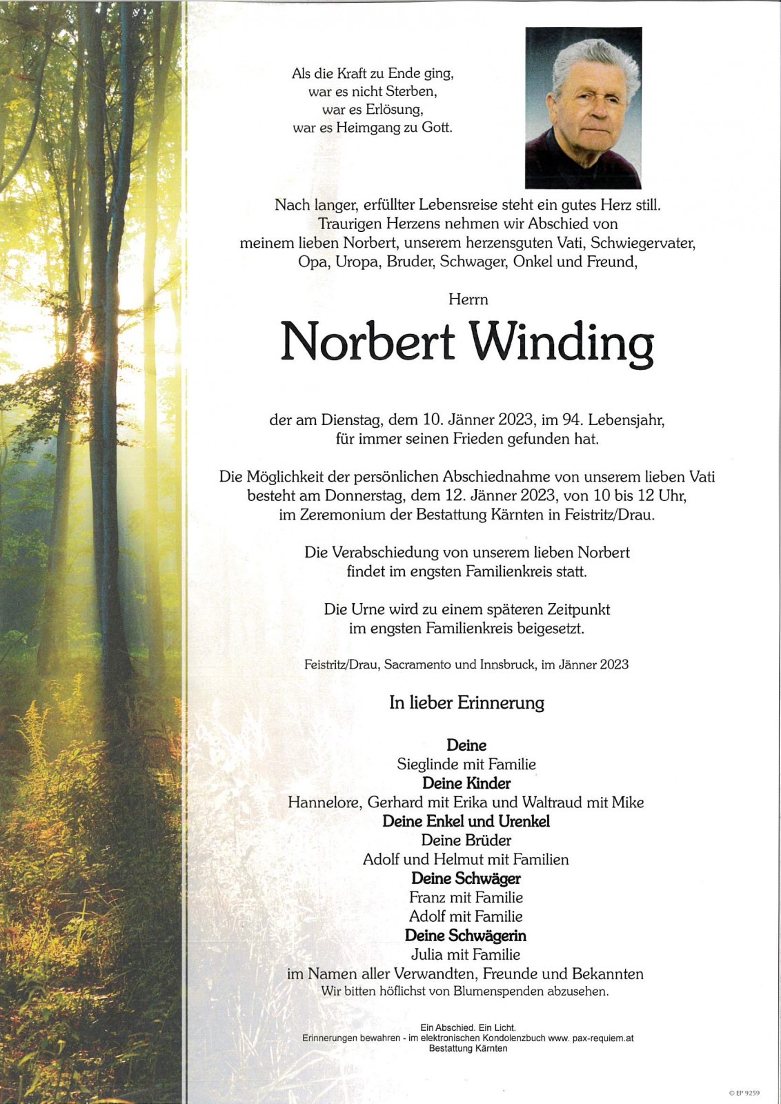 Parte Norbert Winding