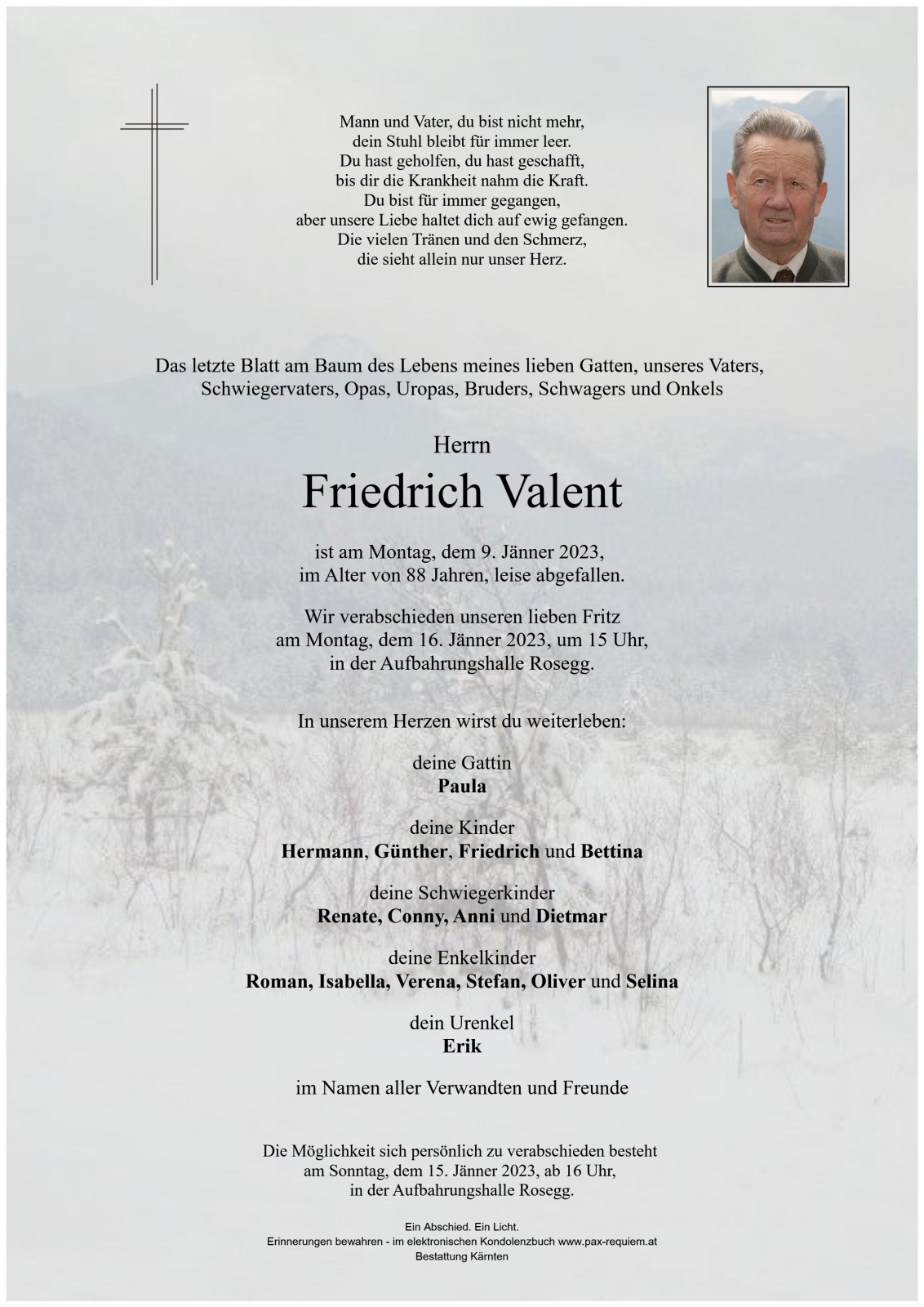 Parte Friedrich Valent