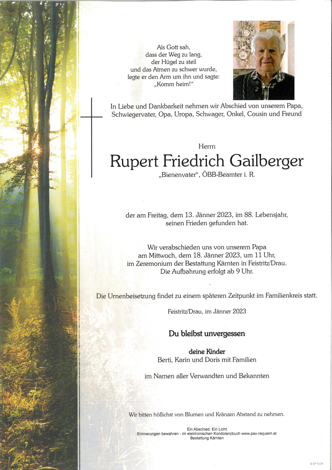 Parte Rupert Friedrich Gailberger