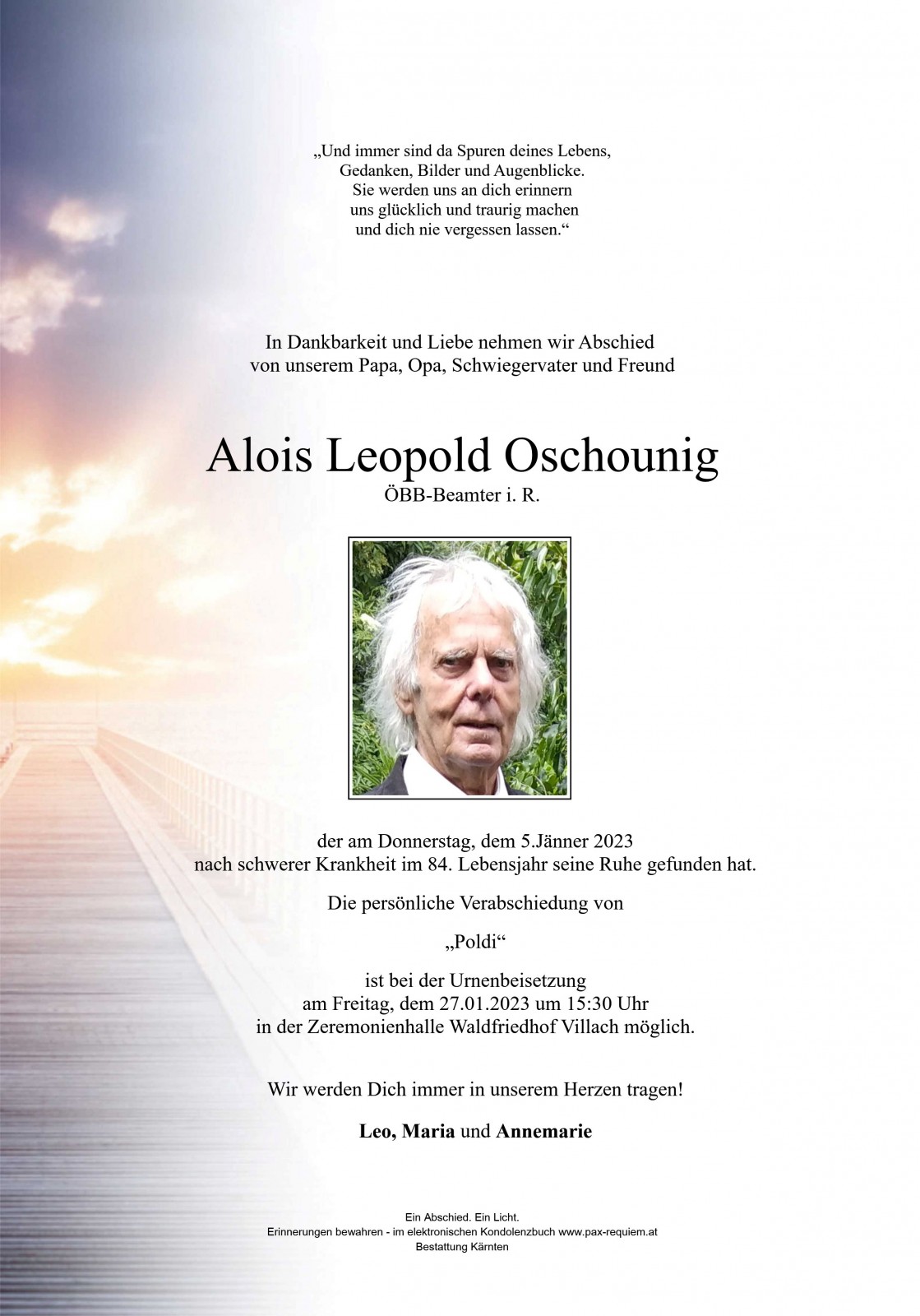 Parte Alois Leopold Oschounig