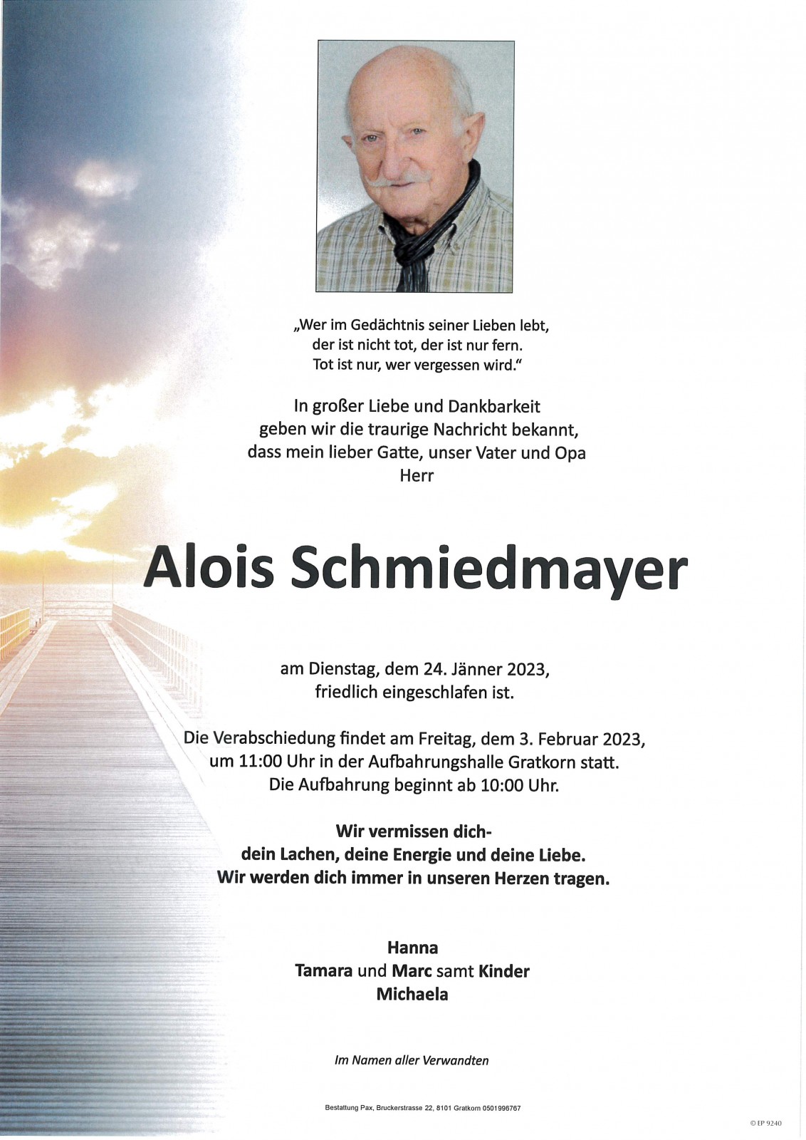 Parte Alois Schmiedmayer