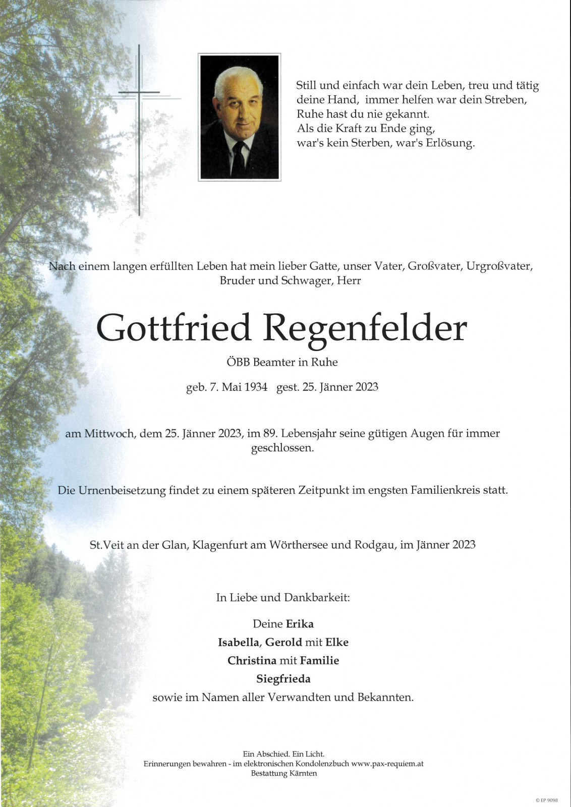 Parte Gottfried Regenfelder