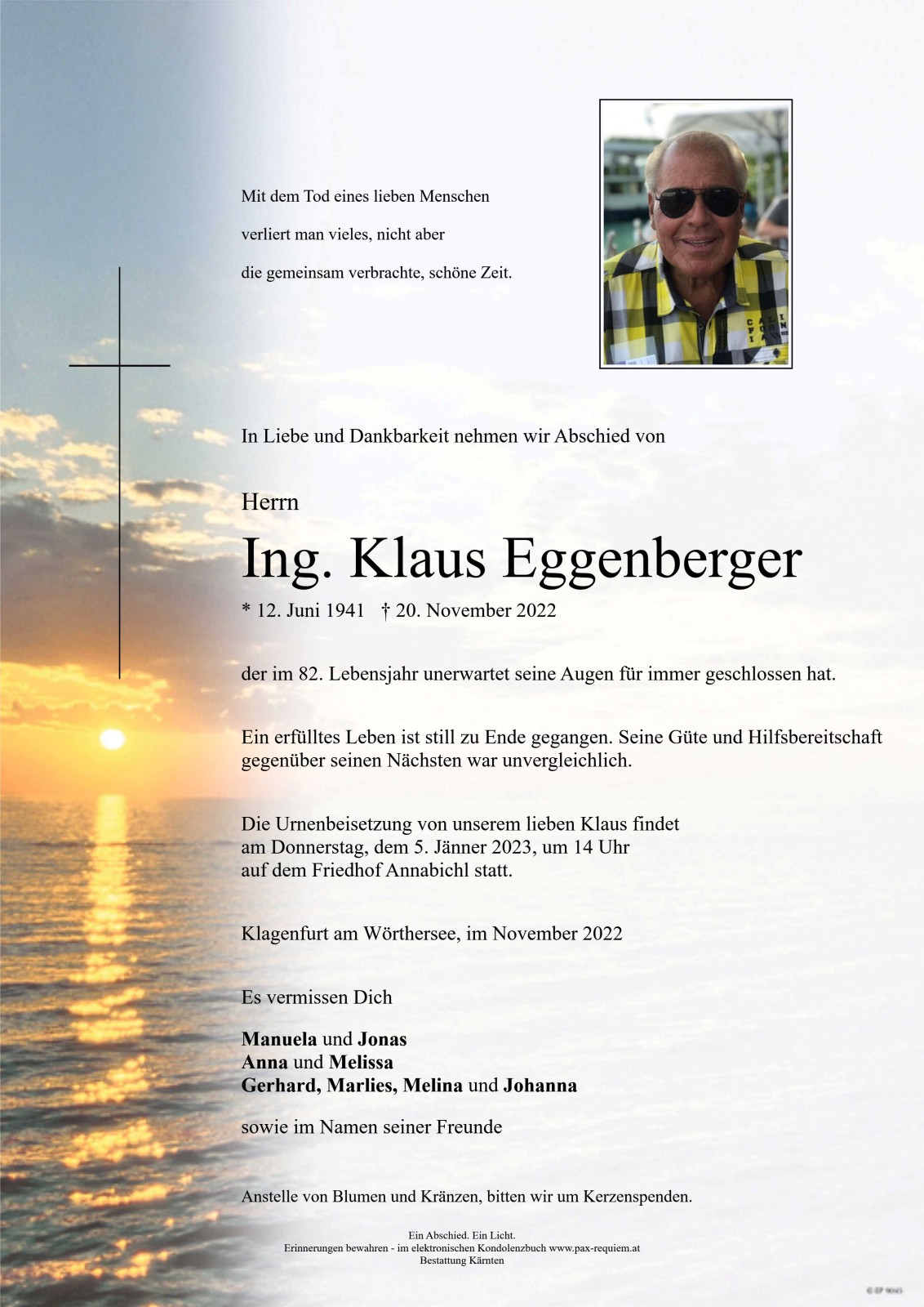 Parte Ing. Klaus Eggenberger