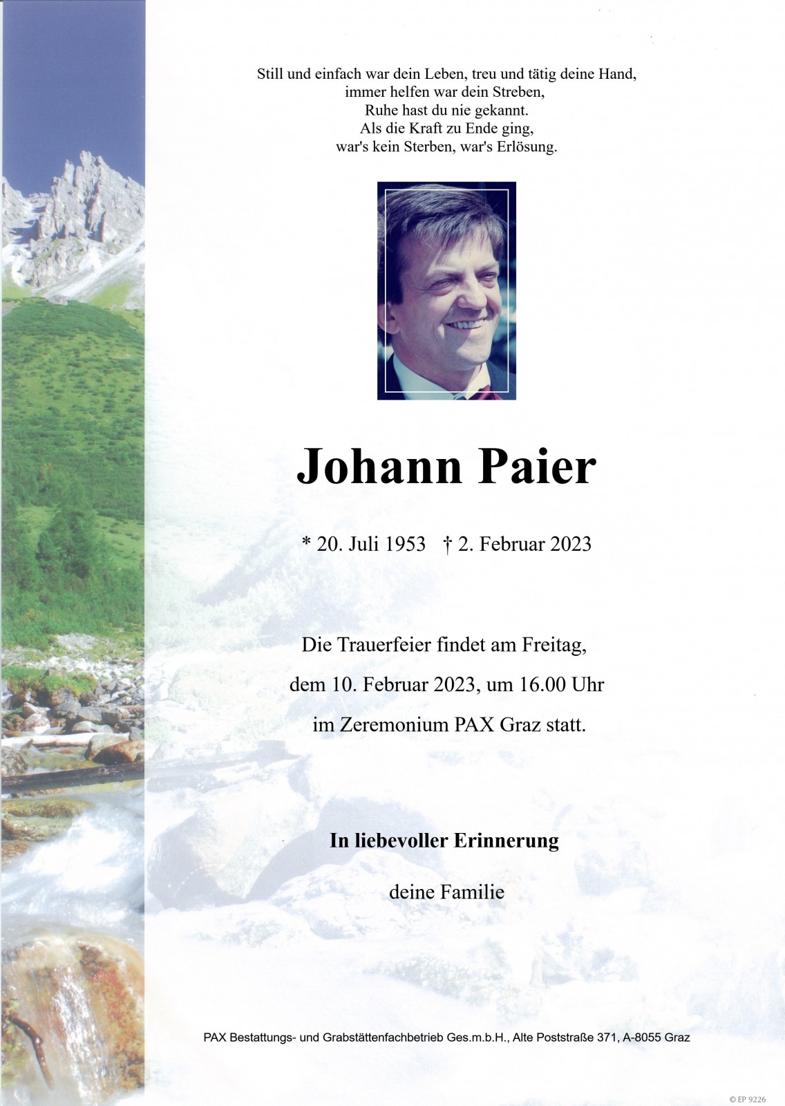 Parte Johann Paier