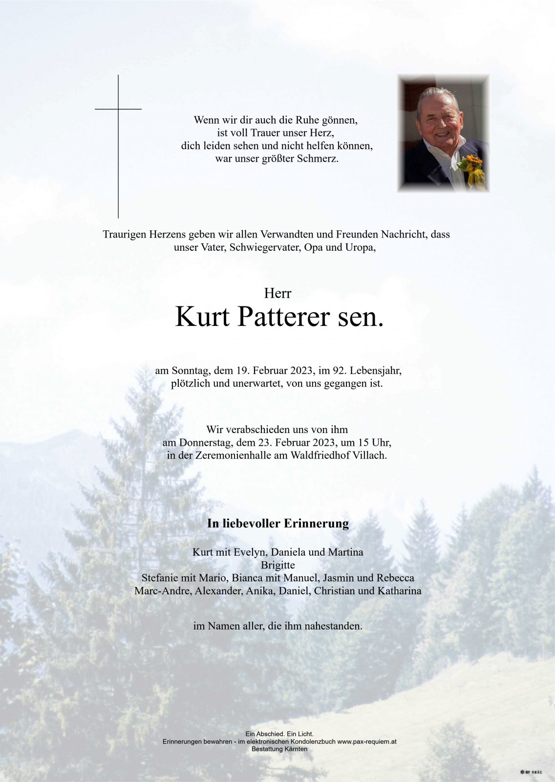 Parte Kurt Patterer sen.