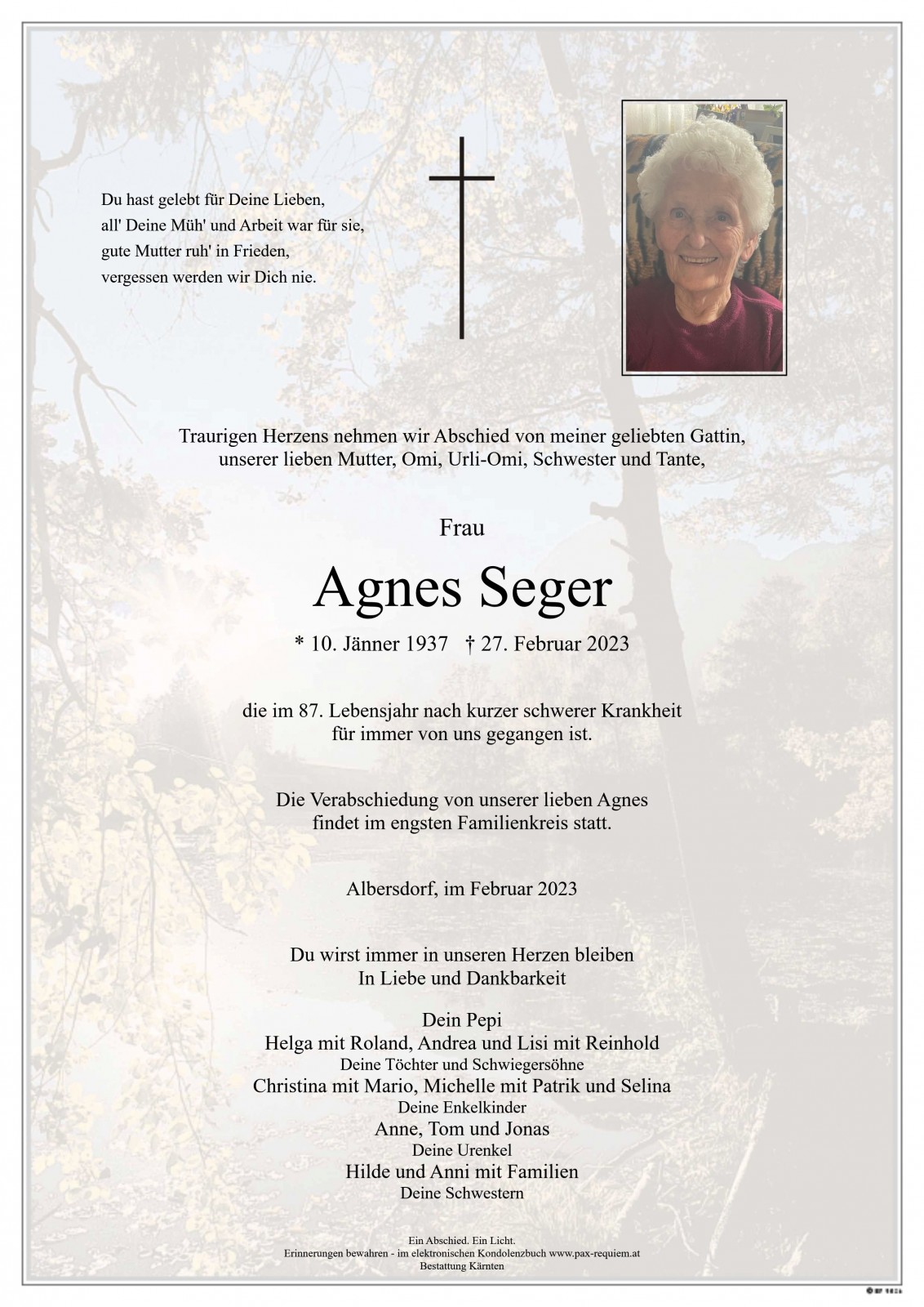 Parte Agnes Seger