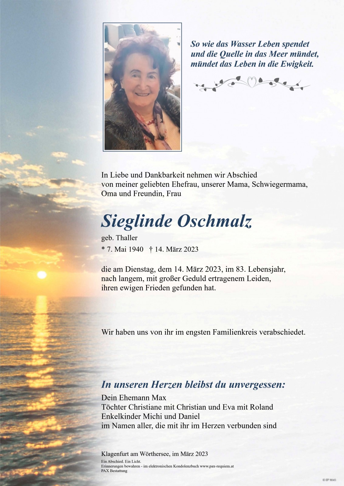 Parte Sieglinde Oschmalz