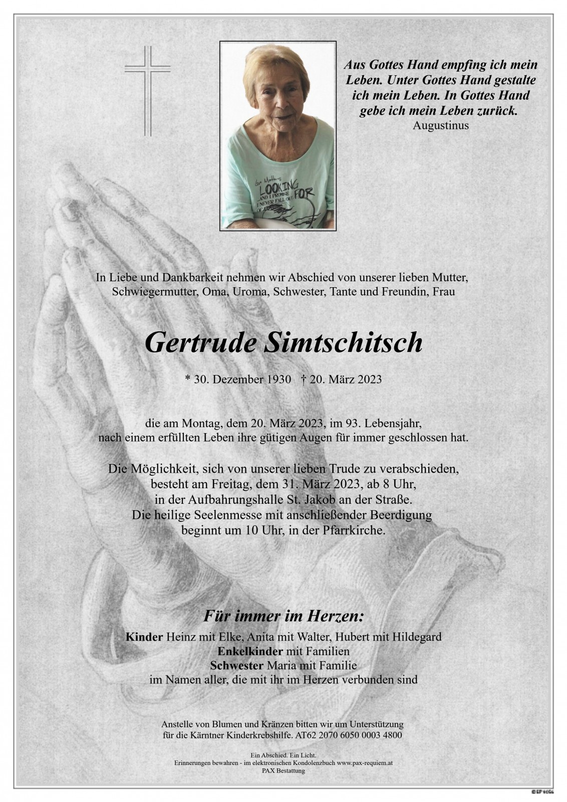 Parte Gertrude Simtschitsch