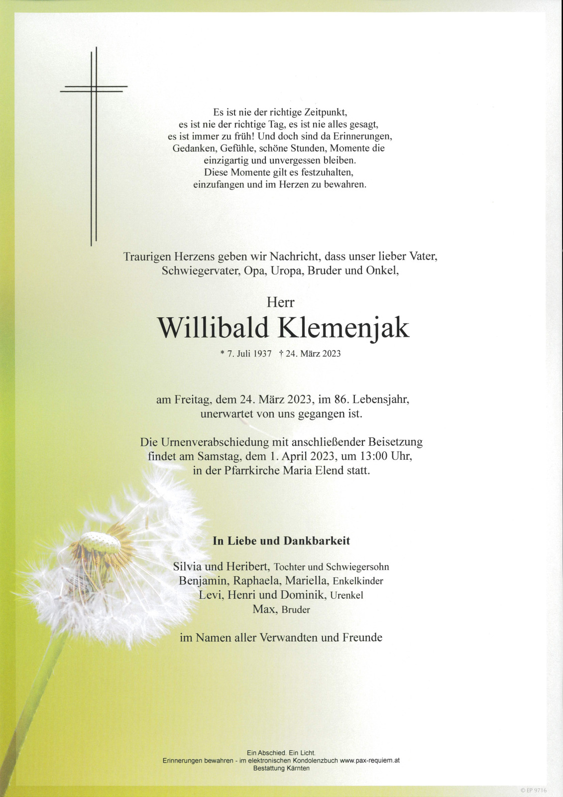 Parte Willibald Klemenjak