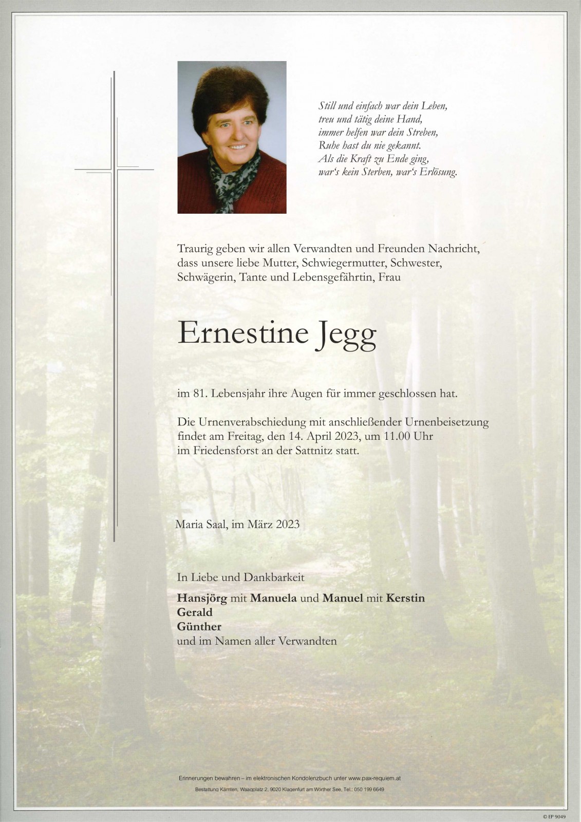 Parte Ernestine Jegg