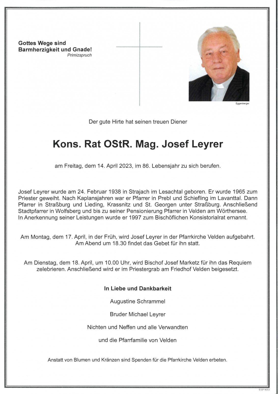 Parte Kons. Rat OStR. Mag. Josef Leyrer