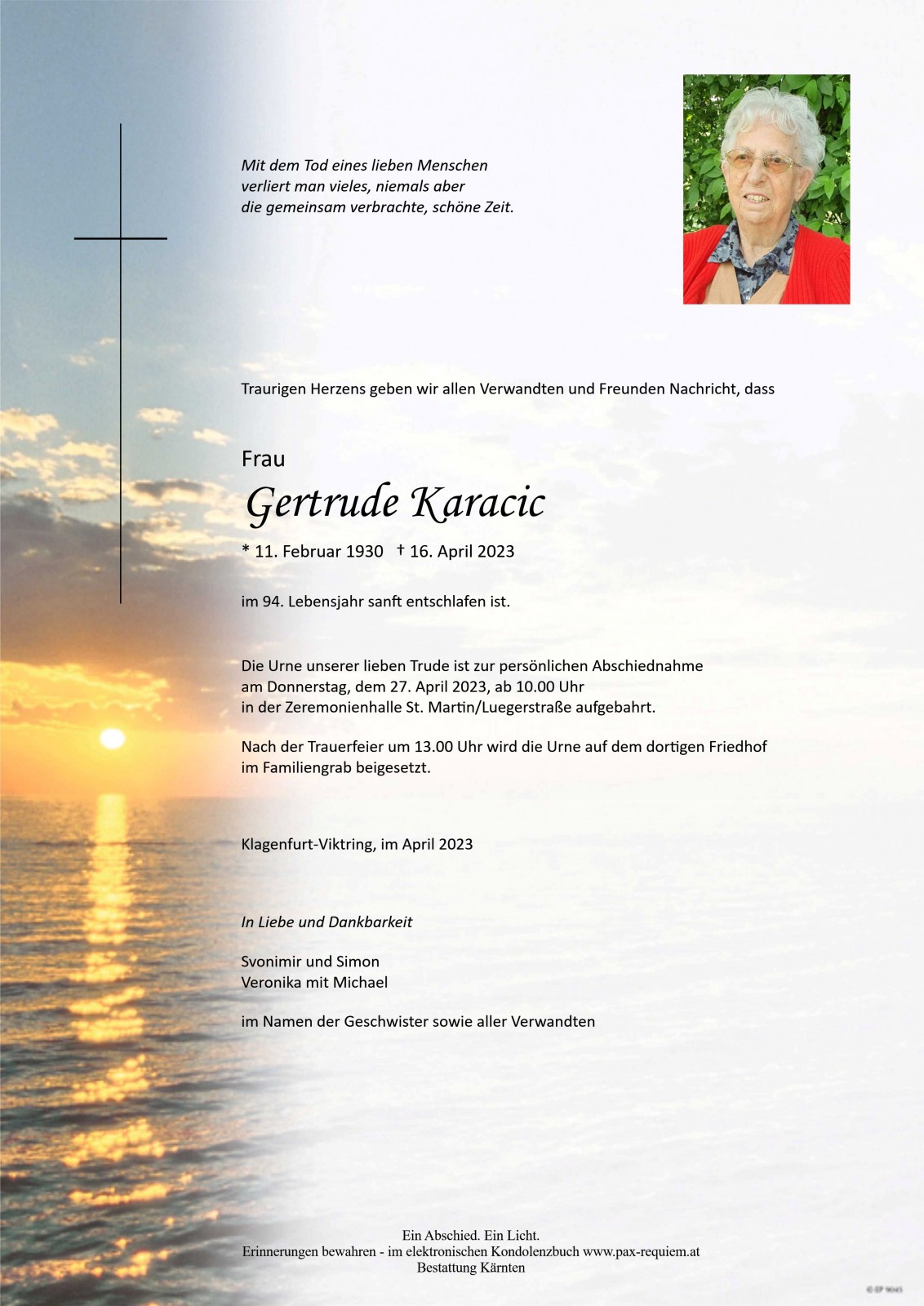 Parte Gertrude Karacic