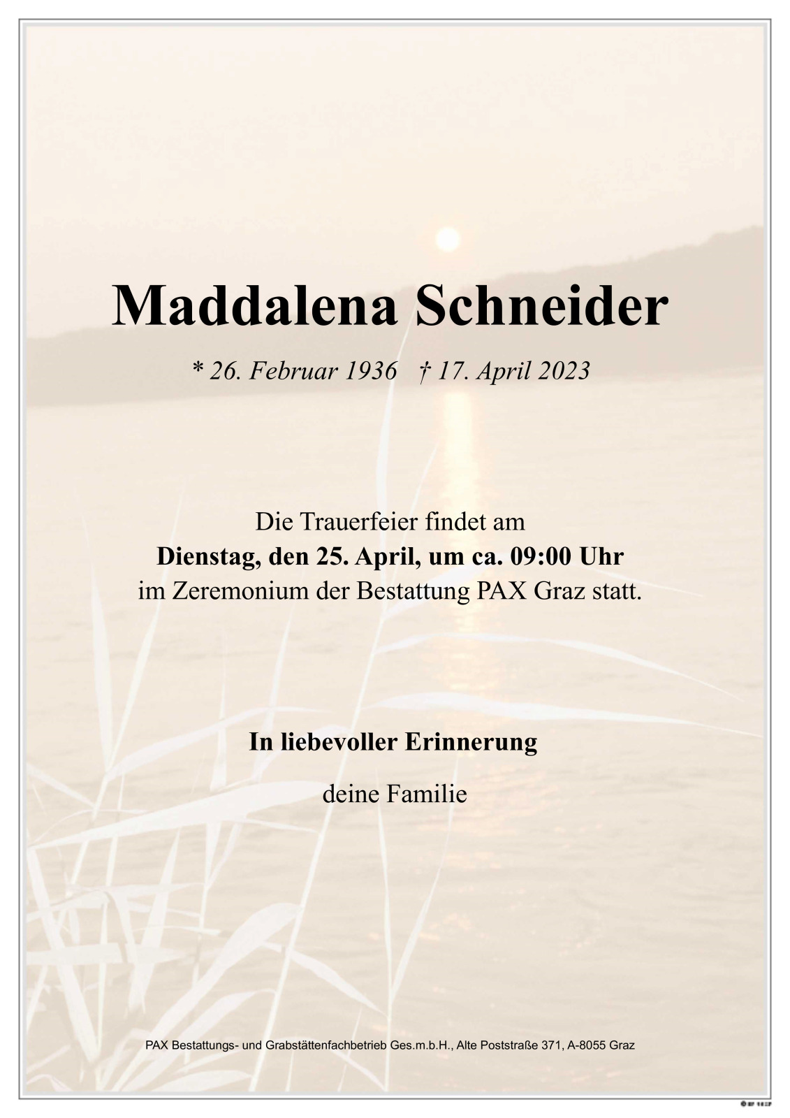 Parte Maddalena Schneider