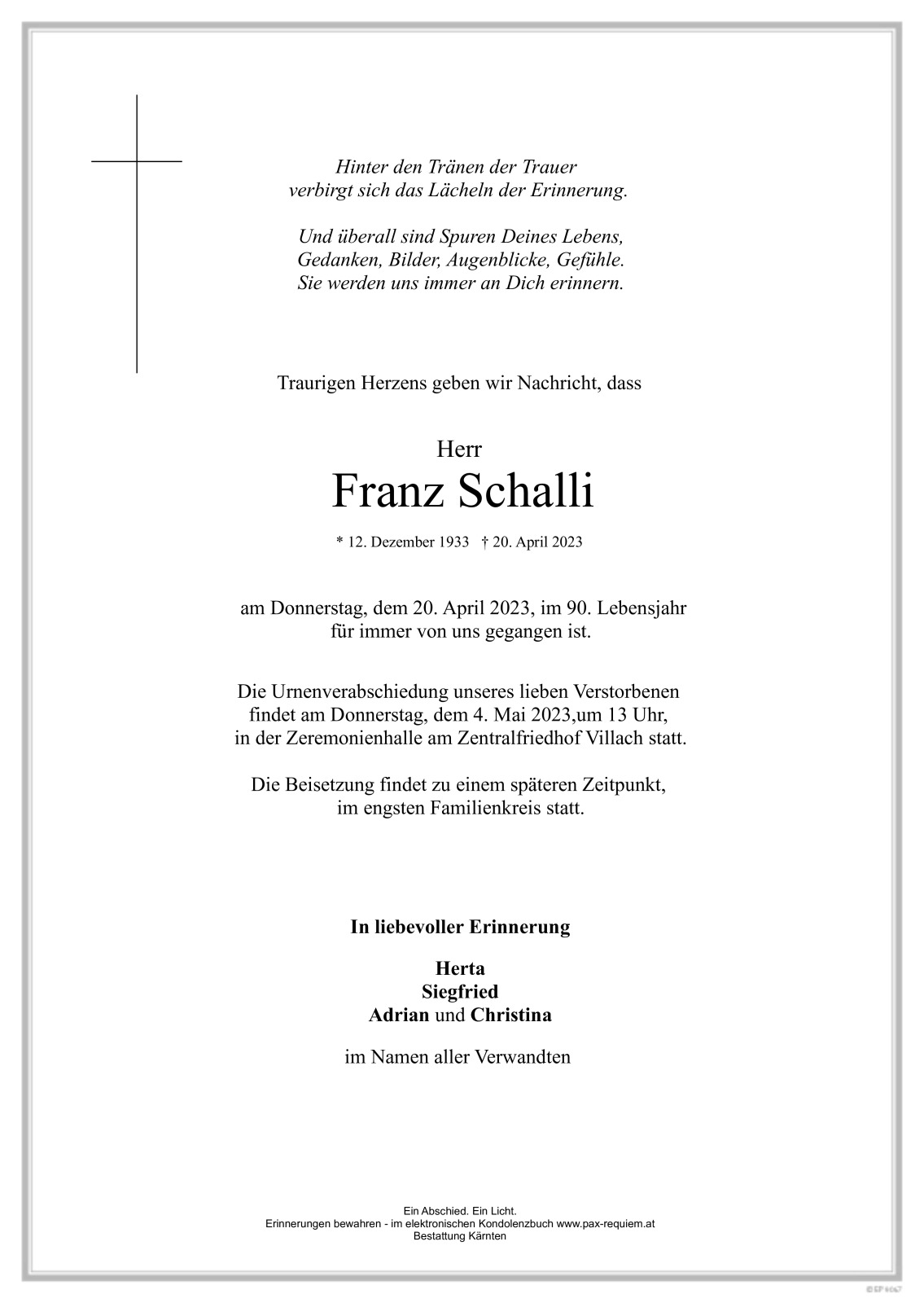 Parte Franz Schalli