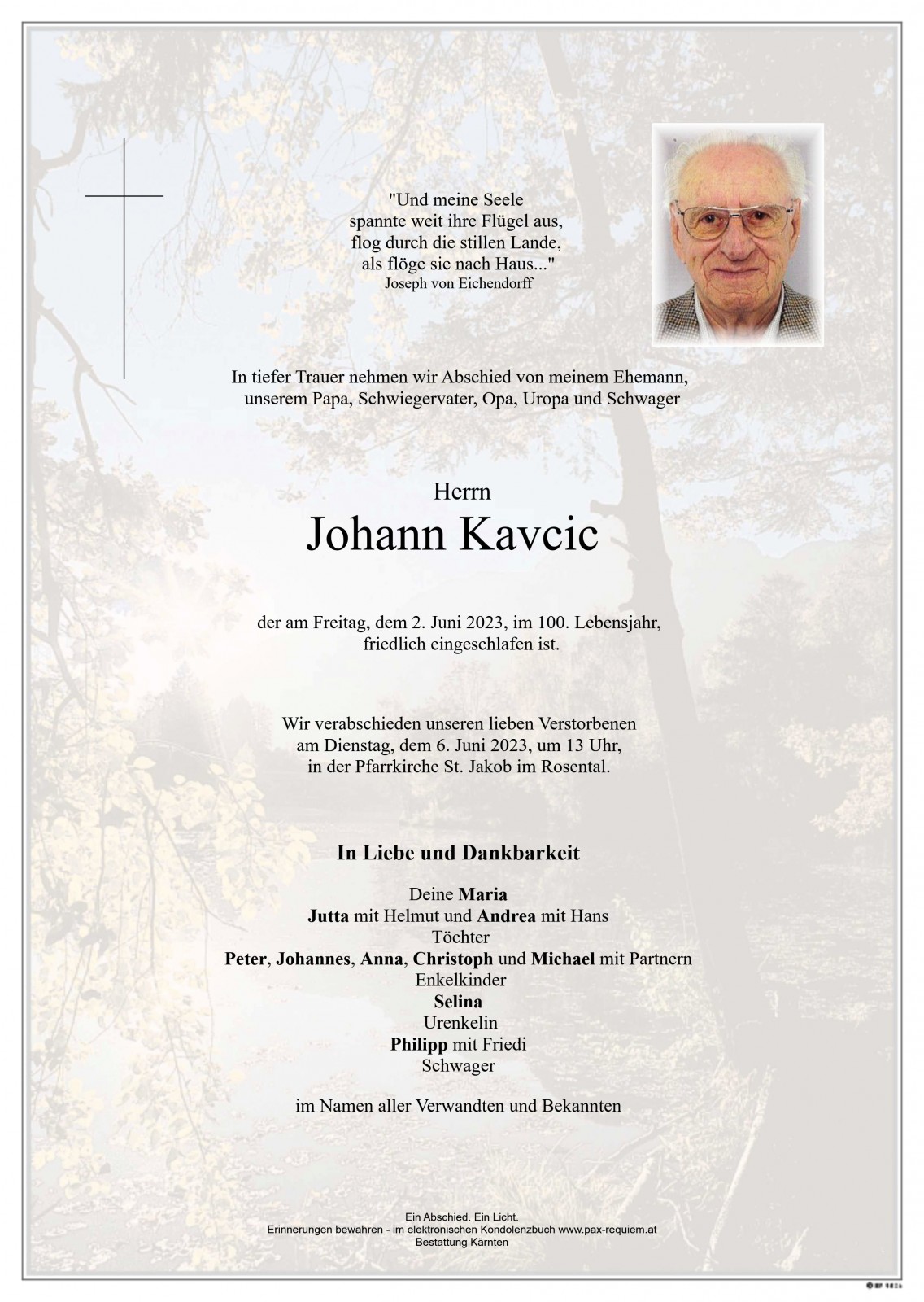 Parte Johann Kavcic