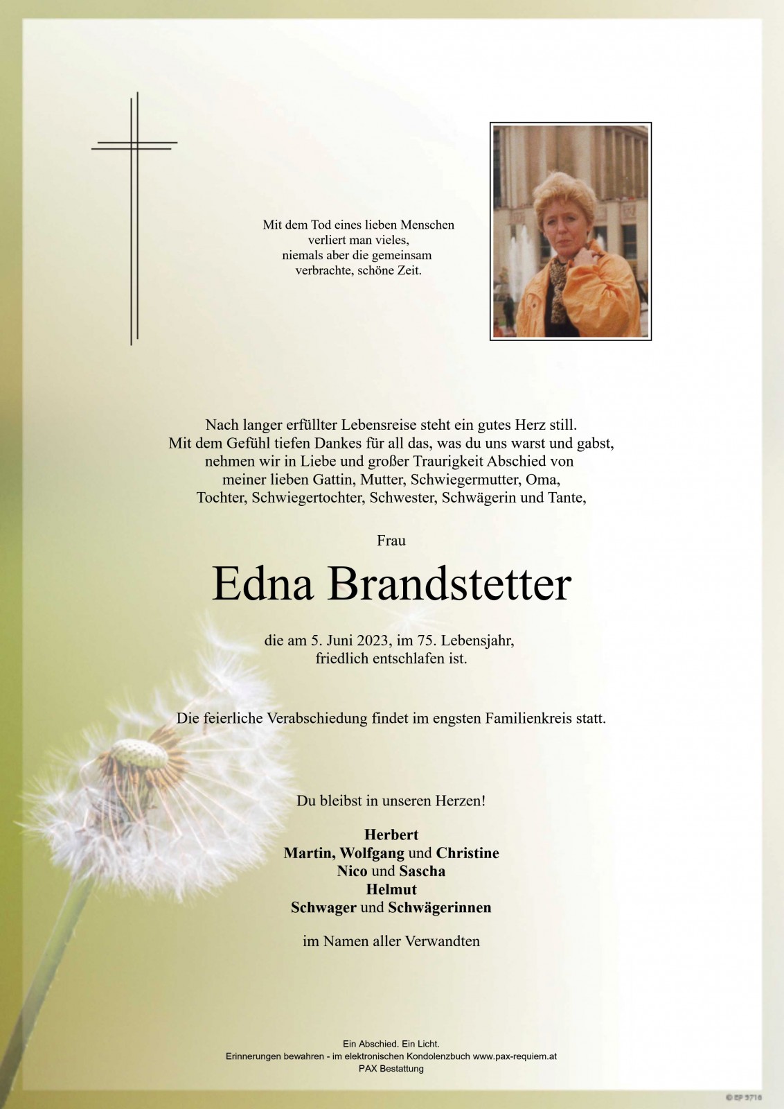 Parte Edna Brandstetter