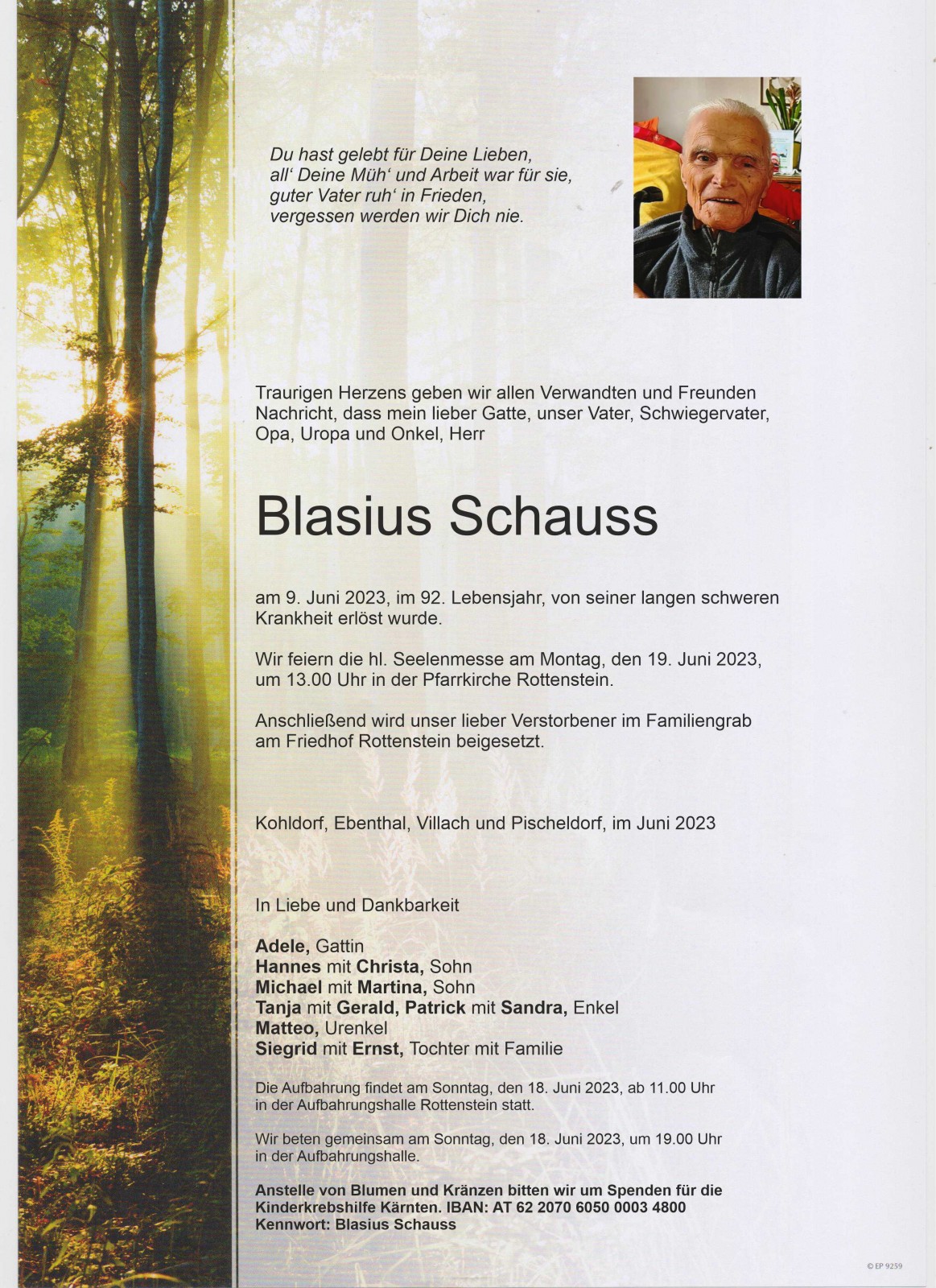 Parte Blasius Schauss