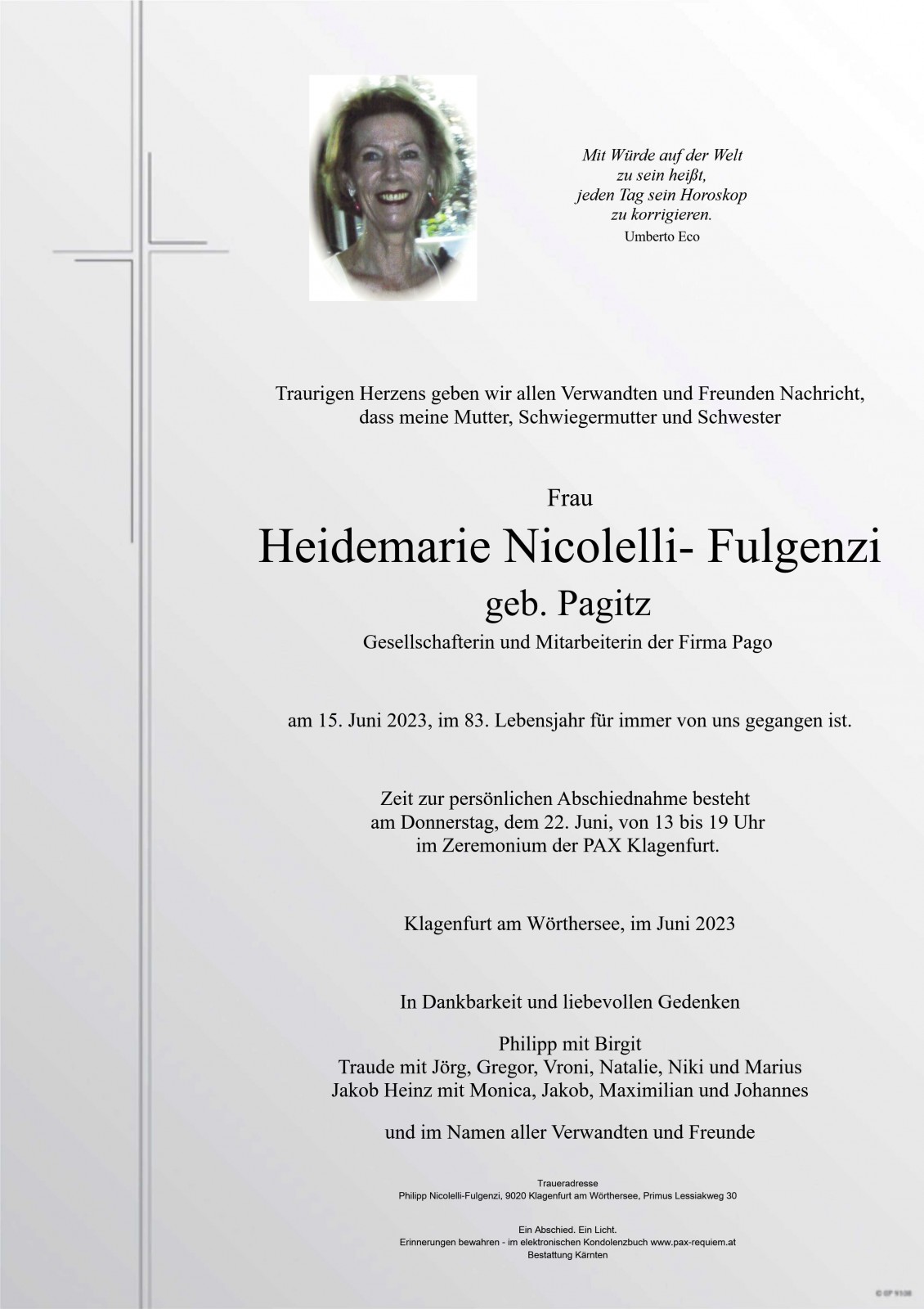 Parte Heidemarie Nicolelli-Fulgenzi