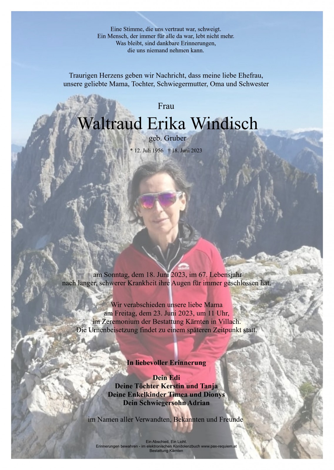 Parte Waltraud Erika Windisch