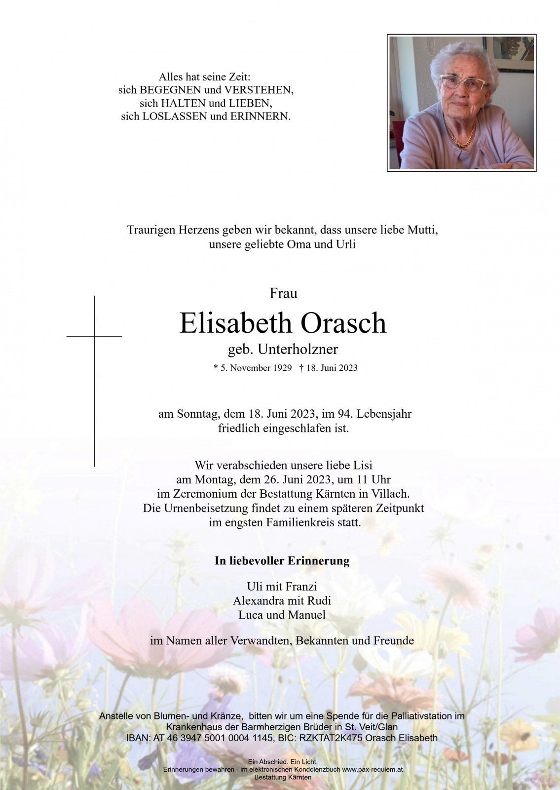 Parte Elisabeth Orasch