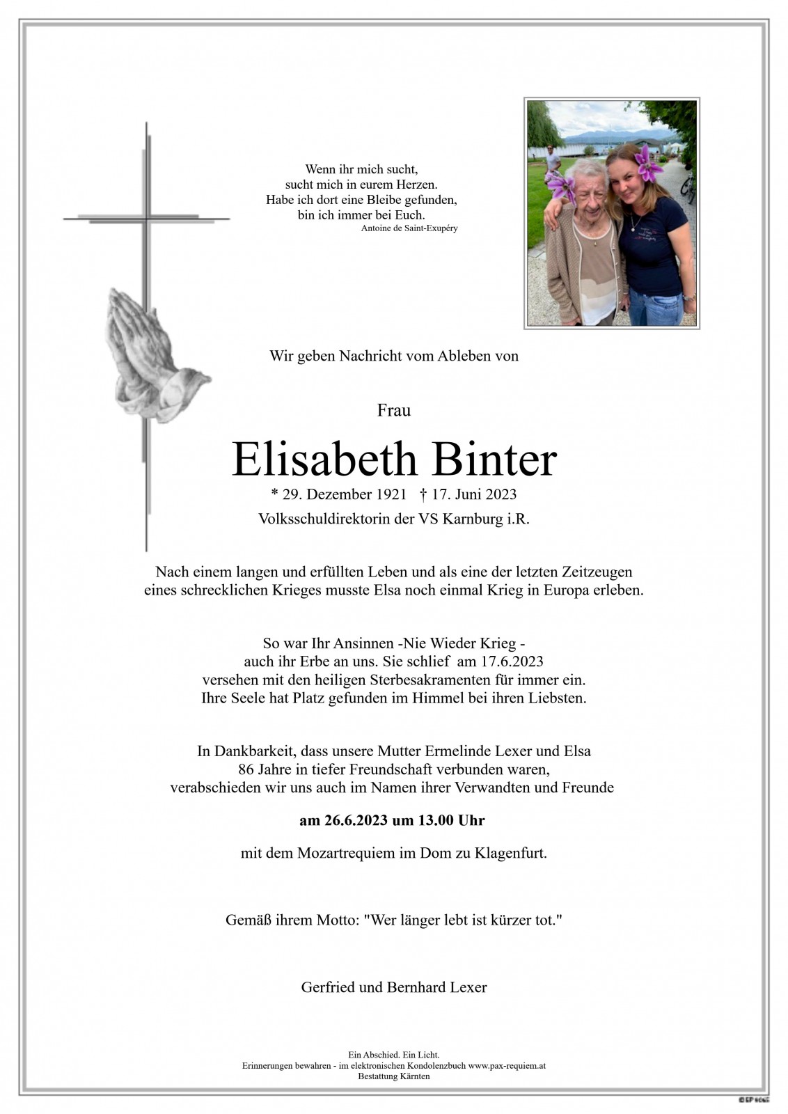 Parte Elisabeth Binter