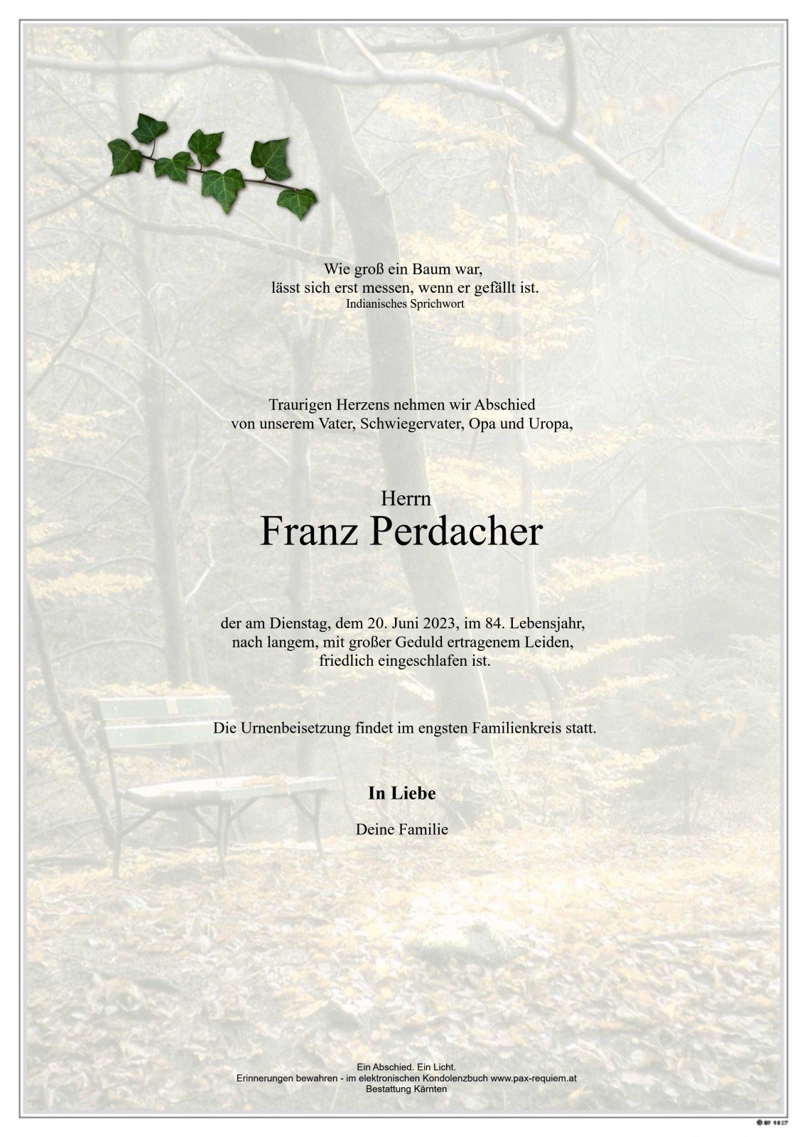 Parte Franz Perdacher