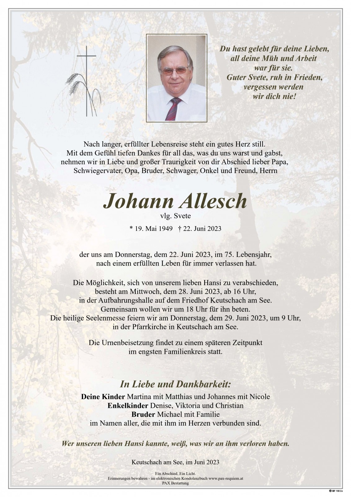 Parte Johann Allesch