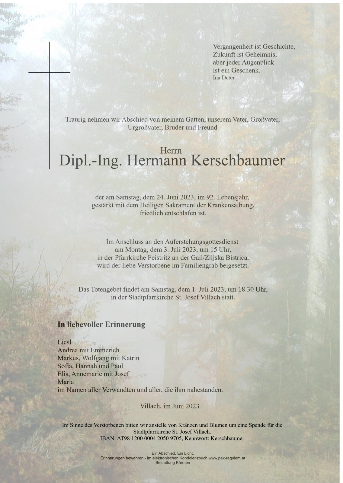 Parte Dipl.-Ing. Hermann Kerschbaumer