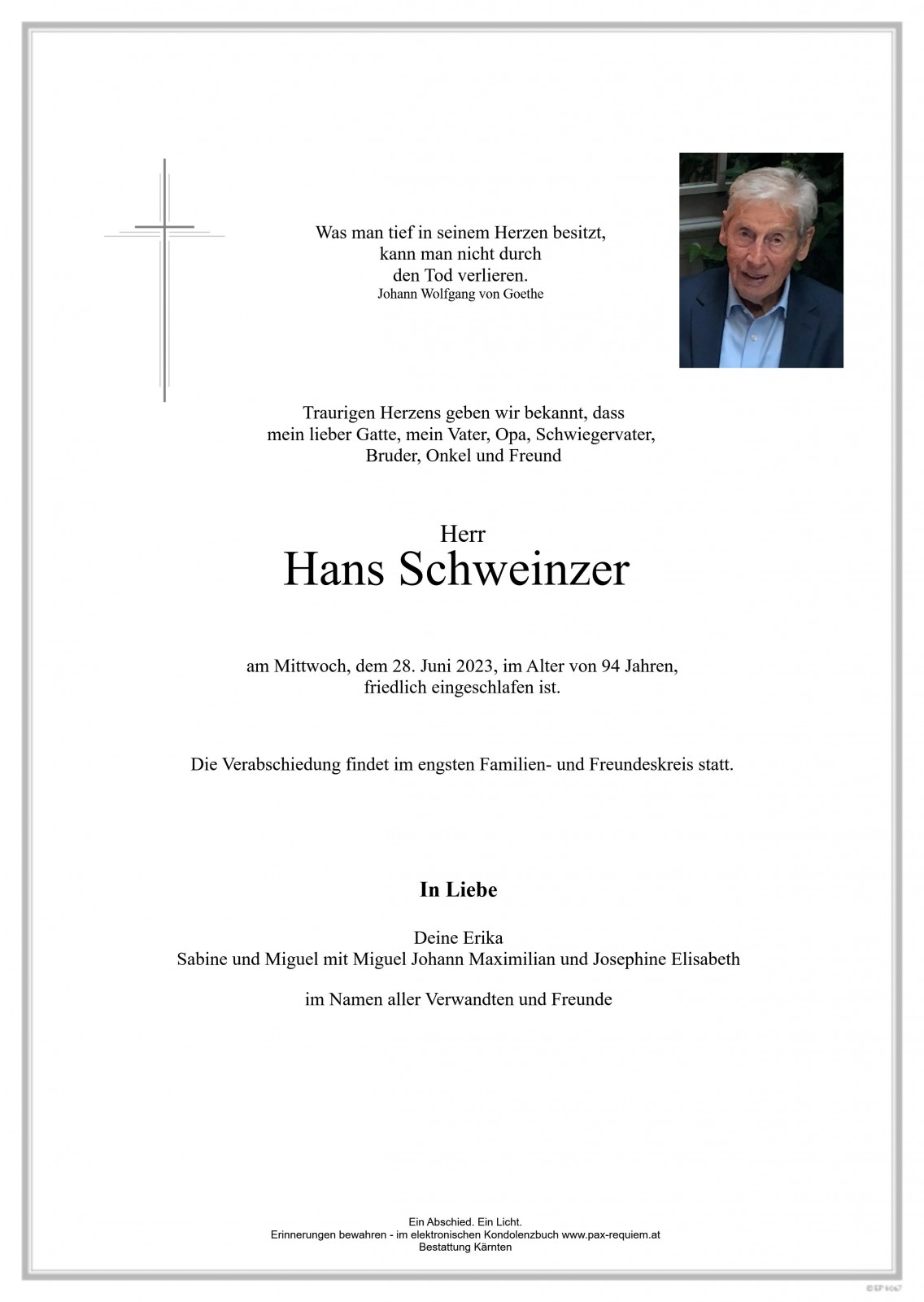 Parte Hans Schweinzer