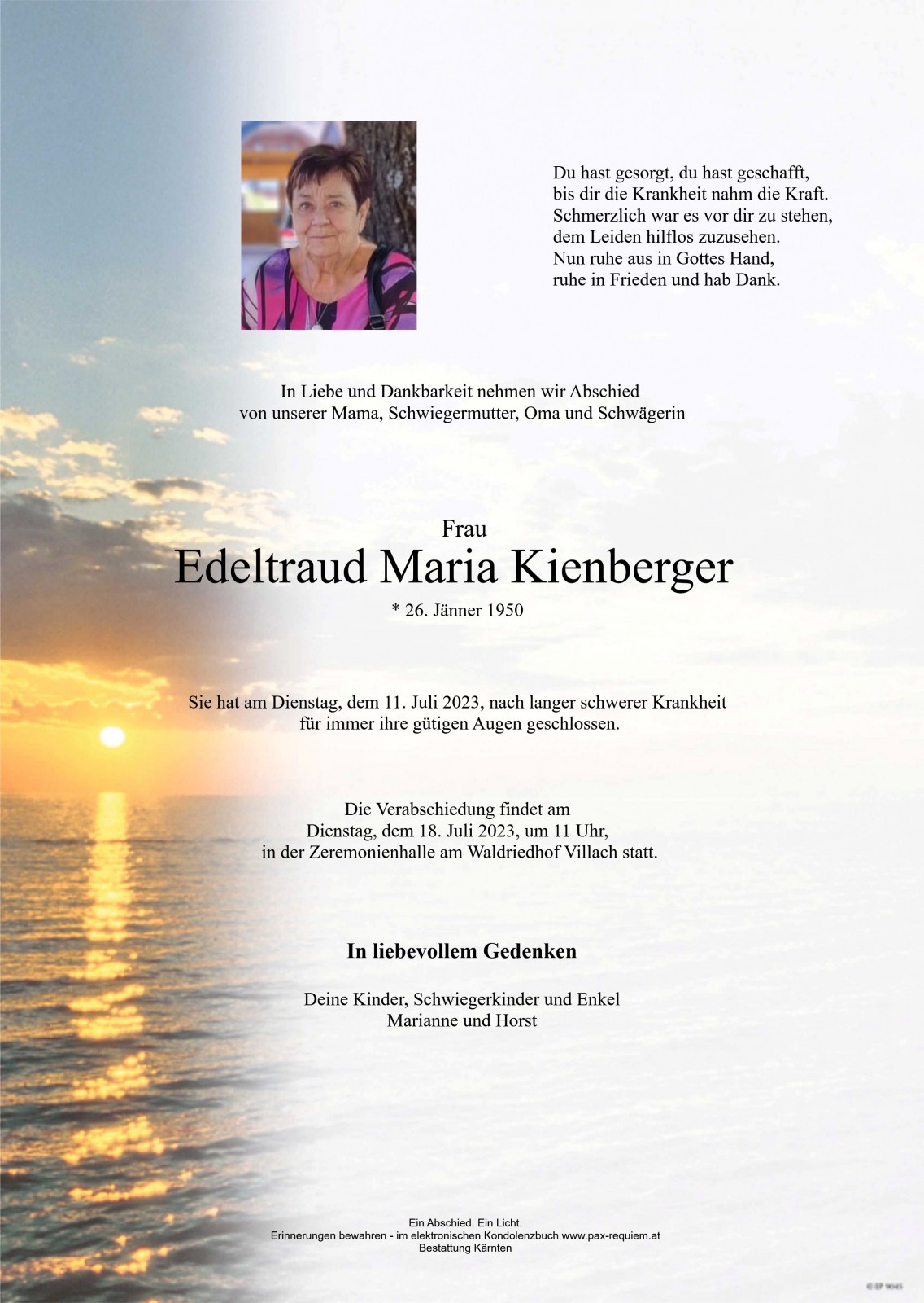 Parte Edeltraud Maria Kienberger