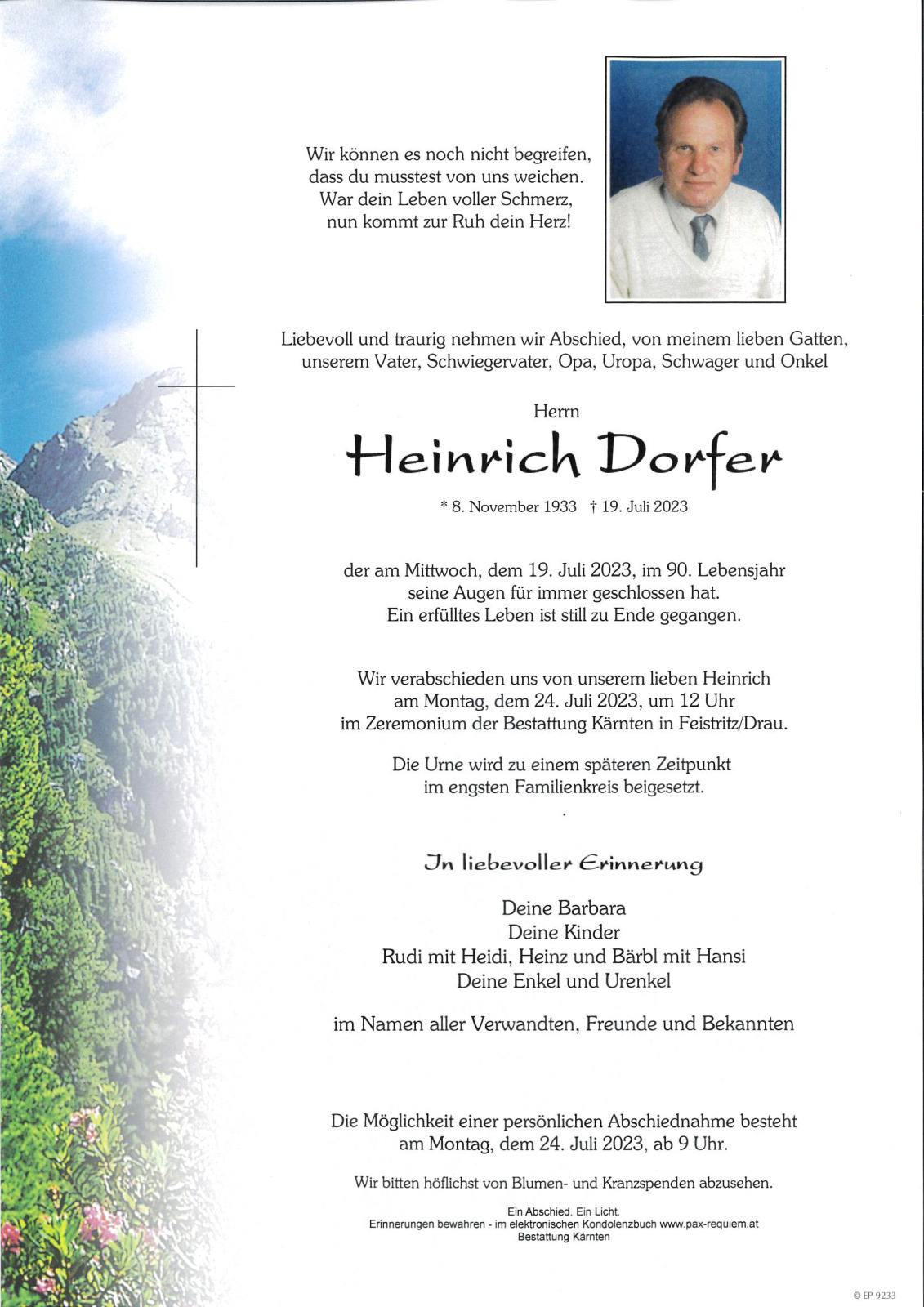 Parte Heinrich Dorfer