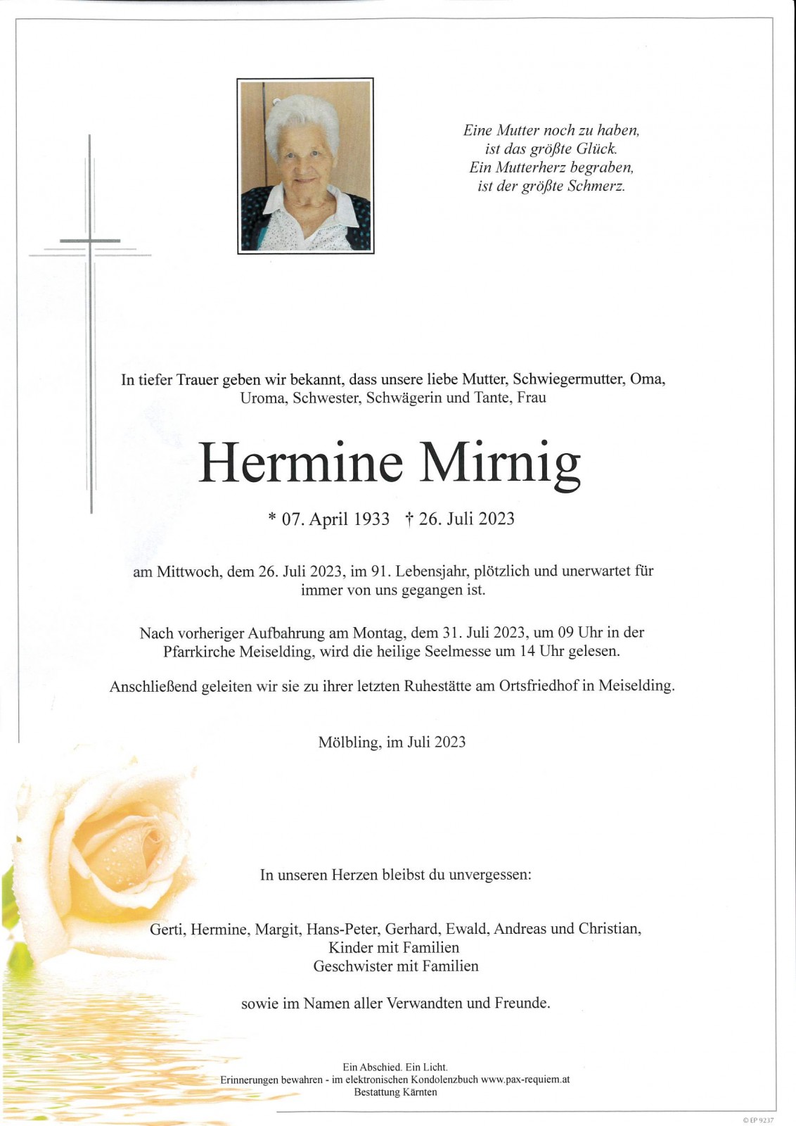 Parte Hermine Mirnig