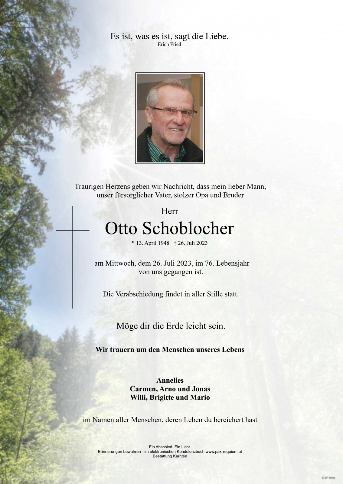 Parte Otto Schoblocher