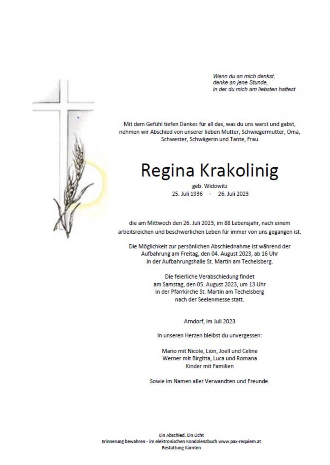 Parte Regina Krakolinig