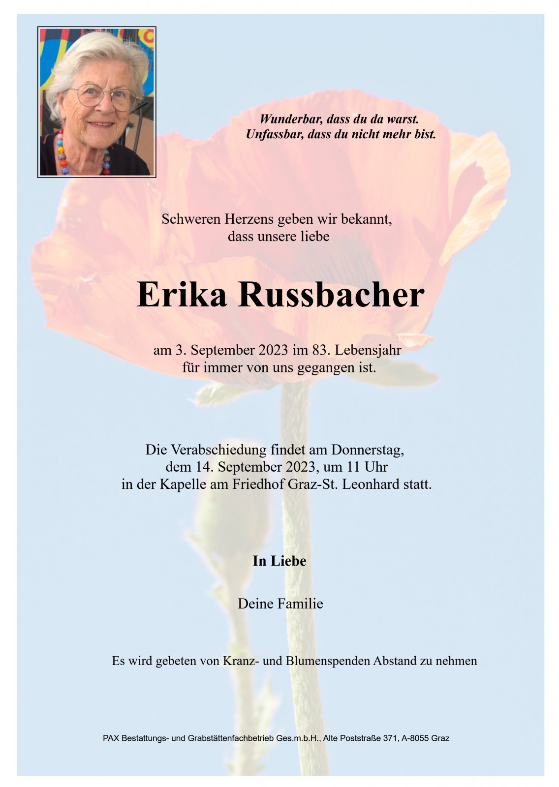 Parte Erika Russbacher