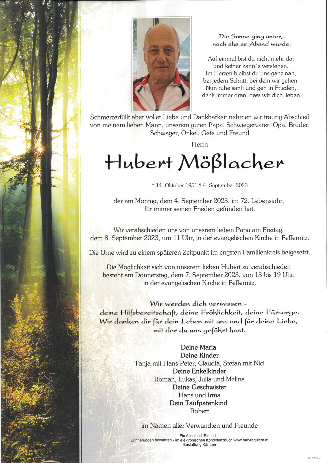 Parte Hubert Mößlacher