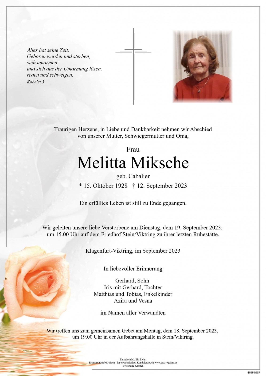 Parte Melitta Miksche