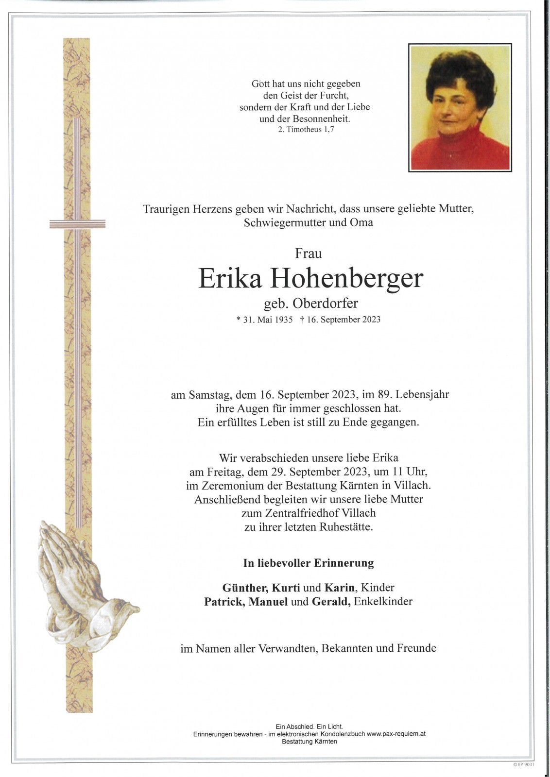 Parte Erika Hohenberger