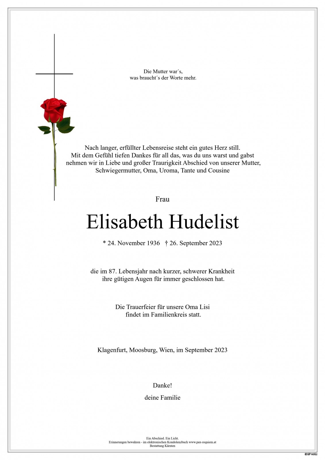 Parte Elisabeth Hudelist