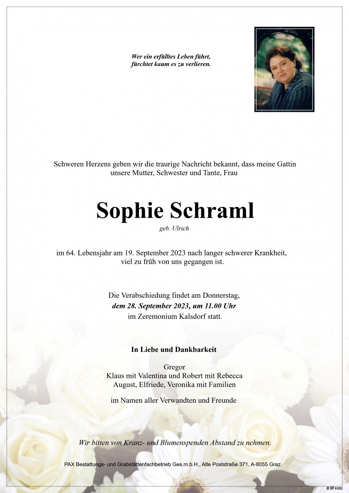 Parte Sophie Schraml